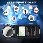 Apple-Compatible Item Tracker with Alarm and Waterproofing