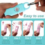 Compact Self-Defense Siren with Strobe Light