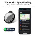 Apple-Compatible Item Tracker with Alarm and Waterproofing