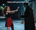 Rechargeable Stun Gun with LED Flashlight