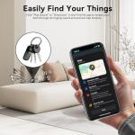Apple-Compatible Item Tracker with Alarm and Waterproofing