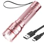 GEARLITE 2000 Lumens Rechargeable Tactical Torch - Pink