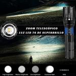 Rechargeable Military LED Flashlight with 5 Modes