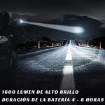 Rechargeable Military LED Flashlight with 5 Modes