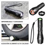 Rechargeable Military LED Flashlight with 5 Modes