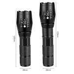 Rechargeable Military LED Flashlight with 5 Modes