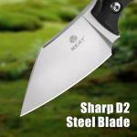 REAT Fixed Blade Knife with Kydex Sheath