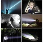 Rechargeable Military LED Flashlight with 5 Modes