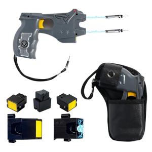 Heavy Duty Stun Gun with Flashlight and Holster