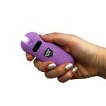 Mini Stun Gun Keychain with Flashlight - Light Purple