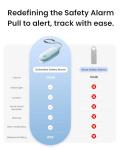 Loud 130 dB Personal Safety Alarm Keychain