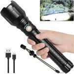 Brightest Rechargeable LED Flashlight with 5 Modes