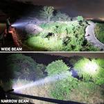 Brightest Rechargeable LED Flashlight with 5 Modes