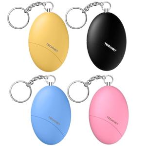TECKNET 140dB Personal Safety Alarm Keychain Set