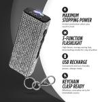 Mini Stun Gun Keychain for Women's Self-Defense