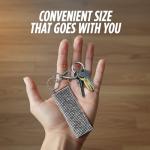 Mini Stun Gun Keychain for Women's Self-Defense