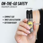 Pepper Spray Keychain for Personal Defense 16ft
