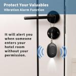 Portable Door Stop Security Alarm with LED Alert