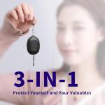 Portable Door Stop Security Alarm with LED Alert