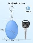 TECKNET 140dB Personal Safety Alarm Keychain Set