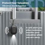 Portable Door Stop Security Alarm with LED Alert
