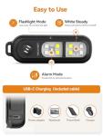TECKNET 130dB Rechargeable Personal Alarm Keychain