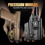 WARRIORLAND 800-Lumen Pistol Laser Light Combo
