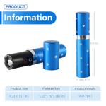 Blue MagiUSA Lipstick Stun Gun Keychain for Women