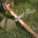 FLISSA Fixed Blade Bushcraft Knife with Sheath