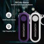 HOARDANM Women's Safety Alarm Keychain with LED Light