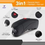 FURY Cyclone Stun Gun with Flashlight & Alarm