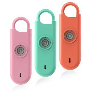 140dB Personal Safety Alarm Keychain Set - 3 Pack