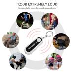 HOARDANM Women's Safety Alarm Keychain with LED Light