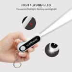 HOARDANM Women's Safety Alarm Keychain with LED Light