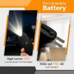 FURY Cyclone Stun Gun with Flashlight & Alarm