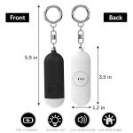 Zabree Personal Safety Alarm with Strobe Light - 2 Pack