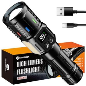 Rechargeable 2000 Lumens Bright LED Flashlight