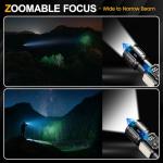 Rechargeable 2000 Lumens Bright LED Flashlight