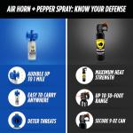 Guard Dog Outdoor Safety Kit with Pepper Spray and Air Horn
