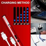 FIGHTSENSE Pen Stun Gun with Flashlight and Clip