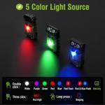 Compact USB Rechargeable EDC Flashlight with Clip