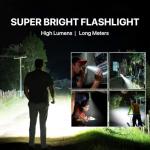 Rechargeable 1200 Lumens EDC Flashlight with 9 Modes