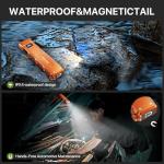 Rechargeable 1200 Lumens EDC Flashlight with 9 Modes