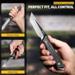 NedFoss EDC Tanto Knife with Sheath