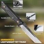 NedFoss EDC Tanto Knife with Sheath