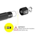NICRON B74pro Rechargeable 1000 Lumens Right Angle Flashlight