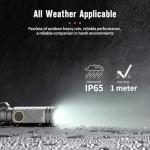NICRON B74pro Rechargeable 1000 Lumens Right Angle Flashlight