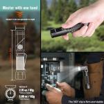 NICRON B74pro Rechargeable 1000 Lumens Right Angle Flashlight