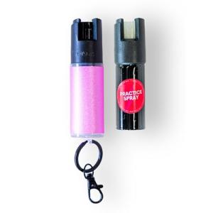 Pink Pepper Spray for Women with Training Can