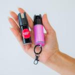 Pink Pepper Spray for Women with Training Can